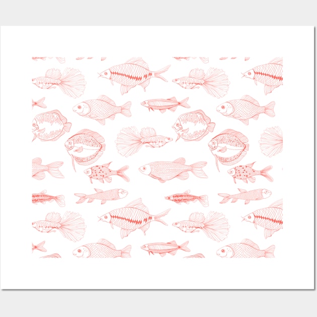 Fishes Wall Art by katerinamk